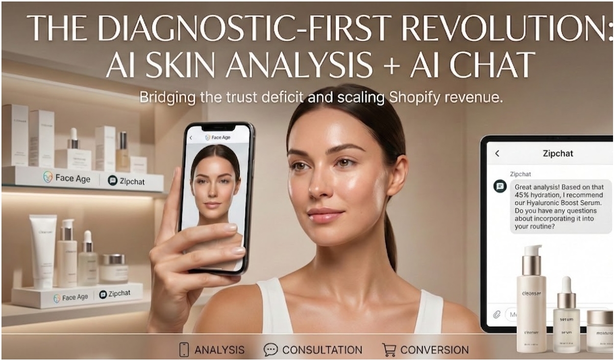 The Diagnostic-First Revolution: How AI Skin Analysis and AI Chat Scale Skincare Revenue